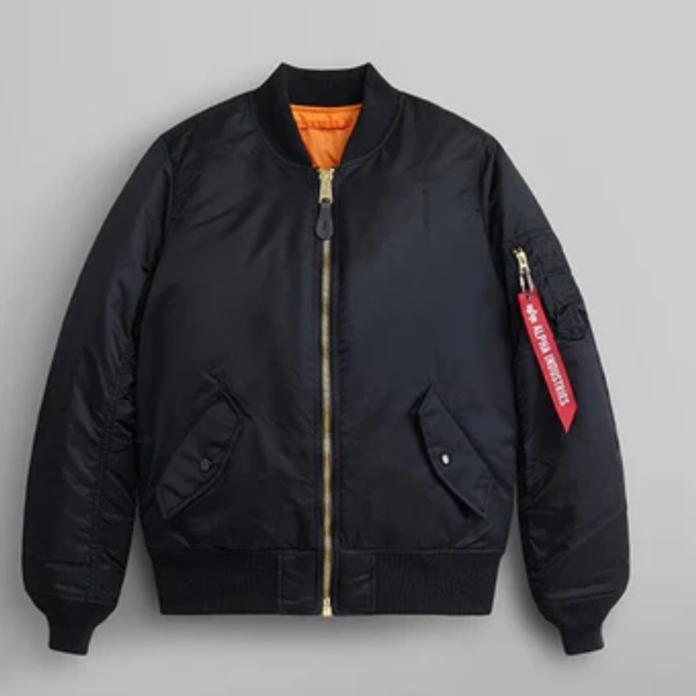 Wunderschne Alpha Industries Bomber Coat Ebenbild